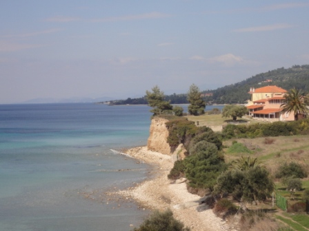 виллы в Греции у моря